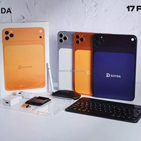 Tablet para Juegos Nueva de Fábrica 17 Pro Max, 8GB 256GB, Pantalla Incell de 10.1 Pulgadas, 5G Wifi, Android 15, con Teclado