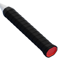 Sangle de raquette améliorée en PU absorbant la transpiration, antidérapante, avec ruban de finition pour le tennis, le badminton, le pickleball et le squash