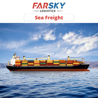 Farsky Logistics Agent maritime chinois pour la France, l'Allemagne, l'Italie, l'Espagne via la mer avec LCL+Express pour les marchandises dangereuses et les marchandises générales