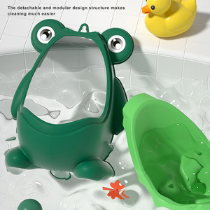 <span class=keywords><strong>Urinoir</strong></span> suspendu au mur pour formation de pot pour garçons <span class=keywords><strong>grenouille</strong></span> en plastique détachable cible de visée drôle - Product Image 5