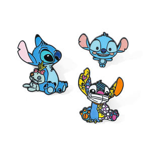 趣味缝线金属徽章动画创意合金珐琅别针彩绘模型纪念品背包服装配件铸造雕刻 - Product Image 5