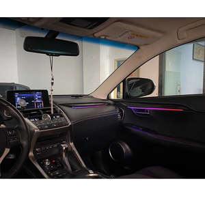 Kit d'éclairage d'ambiance de luxe pour voiture Symphony pour Lexus NX 2015-2021, bande LED intérieure, éclairage à fibre optique acrylique, vente directe usine - Product Image 4