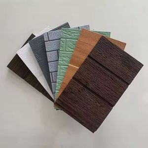 Heat Insulated Environmental Office <strong>Building</strong> Metal Carved Board <strong>SIP</strong> PU Polyurethane Sandwich Panel - Product Image 2