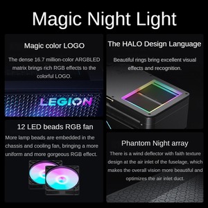 2025 High-performance Lenovo Legion Blade 9000K Gaming Desktop Inter Ultra 7-265K 32GB 1TB GeForce RTX 5070Ti <strong>Computers</strong> Pc Case - Product Image 4