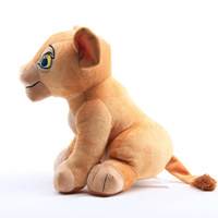 Vente en gros de poupée en peluche lion simulé animal de la jungle jouets en peluche simba king pour enfants