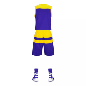 Basketball Uniform 100% Polyester Breathable and Plus Size Sports High Quality Uniform Best Quality Custom New Design - Product Image 6