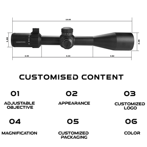 กล้องเล็งยุทธวิธี TYPHON 5-25x50SFIR FFP แบบก<span class=keywords><strong>ร</strong></span>ะจกสลักลาย สำหรับกา<span class=keywords><strong>ร</strong></span>ล่าสัตว์<span class=keywords><strong>ร</strong></span>ะยะไกล เคลือบสา<span class=keywords><strong>ร</strong></span>ป้องกันแสงสะท้อน ปรับความคมชัดได้ แม่นยำสูง - Product Image 5