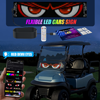 Panneau LED matriciel RGB pour camion, panneau LED pour voiture, programmable DIY, contrôle par application, lumière publicitaire défilante