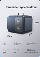 Chauffe-eau électrique mural haute efficacité 15L à accumulation pour la douche