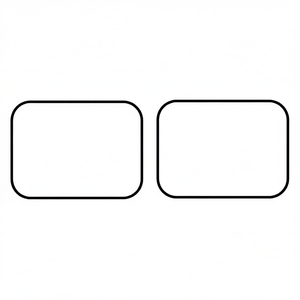 Tapis de sol arrière de voiture en 2 parties, sur mesure, rectangulaires, adaptés aux véhicules avec design personnalisé - Product Image 1