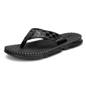 Vente en gros bon marché Pantoufles pour hommes Pantoufles antidérapantes pour l'intérieur et l'extérieur Chaussures de plage Sandales Tongs pour l'été et l'hiver - Product Image 2