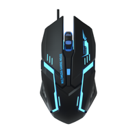 Ratón para Juegos con Cable USB, 3600 DPI, RGB, LED Brillante, Ergonómico, 6D, para Ordenador, PC, Portátil