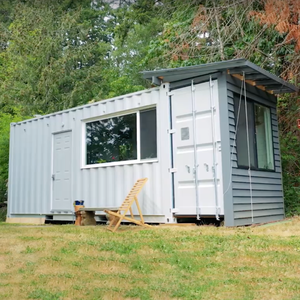 Xách tay 20ft nhà log cabin Bộ dụng cụ làm sẵn sợi thủy tinh đúc sẵn thuyền nhà từ Trung Quốc nhà trên hồ bán - Product Image 6