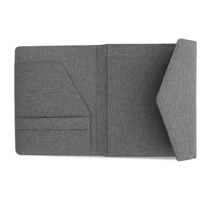 Design personalizado logotipo luxo vegan couro portfólio pasta padfolio, negócio padfolio pasta - Product Image 3