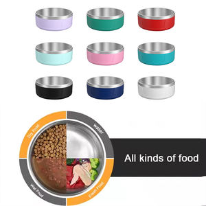 Ibdapur mangkuk makanan dan air dinding ganda 32/64oz kustom mangkuk anjing makan hewan peliharaan mangkuk anjing Stainless Steel terisolasi vakum grosir - Product Image 4