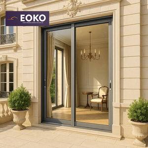 Porte Scorrevoli Triple con Vetro Isolante Termico EOKO Stile Castello Reale Inglese - Product Image 1