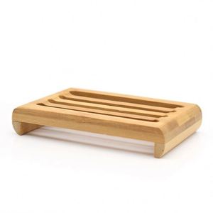 Sustainable <b>Bamboo</b> Fiber Bar <b>Soap</b> <b>Dish</b> for Sink or Shower - Product Image 2