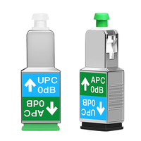 Adaptateur Fibre Optique COMPTYCO SC/APC Femelle vers SC/UPC Mâle SM, Connecteur Hybride Optique 0dB, Convertisseur Simplex Monomode FTTH