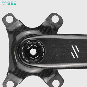 SeeMore Yol Bisikleti Karbon Fiber Krank Güç Ölçer 165/170mm Titanyum Aks Ultra Hafif Karbon Yol Bisikleti Krankı - Product Image 4