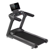 Caminadora Eléctrica Comercial Plegable, Funcionamiento Silencioso, Monitoreo de Frecuencia Cardíaca, Absorción de Impactos, Pantalla LCD/HD, Motor de 5.0HP, 22% de Inclinación