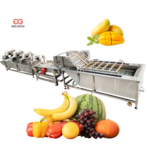 Full Automatic Industrial Avocado Cassava Carrot Washing Peeling Polishing 800kg/h <b>Fruit</b> and <b>Vegetable</b> Bubble Washing <b>Machine</b> - Product Image 1