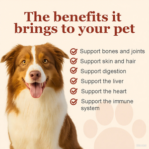 Custom All-in-1 multivitaminico in polvere integratore per animali domestici cura per cani cibo per gatti fegato articolare cuore vitamine per la salute della pelle - Product Image 2