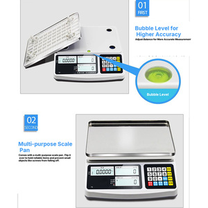 <span class=keywords><strong>3kg</strong></span> Kapazität Tischwaage Digitale Waage mit LED-Anzeige ABS-Material OEM/ODM Anpassbar - Product Image 4
