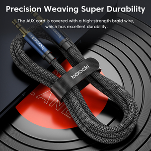 Câble audio universel Toocki sans bruit 3,5 mm, restauration sonore originale, plusieurs longueurs au choix pour l'utilisation audio sur ordinateur - Product Image 5