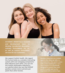 Thành phần tự nhiên transdermal peptid chống lão hóa vá tại chỗ chất chống oxy hóa các bản vá lỗi Peptide mã của thanh niên - Product Image 4