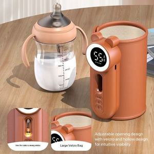 Bottle Insulation Cover Constant Temperature Heating Milk Warmer Wireless No-<b>plug</b> Universal Portable Travel Milk Warmer - Product Image 5