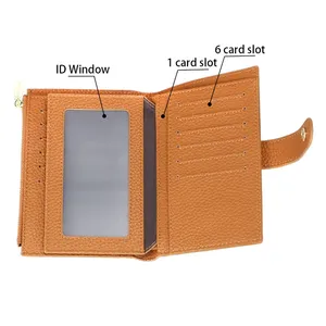 AndoBag Cartera de Pasaporte Unisex de Moda, Tarjetero de Cuero Genuino con Múltiples Ranuras para Tarjetas, Monedero Perfecto para Uso Diario 1647 - Product Image 6