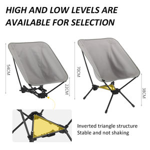 Silla de Playa Plegable de Aluminio Ligera y Resistente para Exteriores, con Logotipo Personalizado, para Adultos - Product Image 5