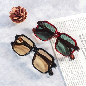 Occhiali da vista unisex con montatura in acetato retrò a ponte singolo, ultimo design, pronti per la spedizione - Product Image 2
