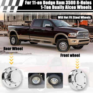 Enjoliveurs de roue Dodge Ram argentés à visser, décoratifs, avant et arrière, pièces de modification automobile LKT146 - Product Image 5