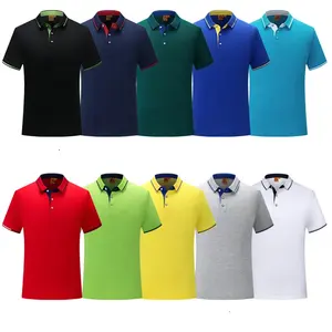 Дешевые пустые рубашки-поло Hothome, мужская рубашка-поло с вышивкой логотипа на заказ, однотонная хлопковая футболка