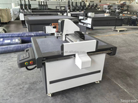 Machine de découpe CNC à couteau vibrant pour bâches flexibles, vinyle, étiquettes, autocollants, avec alimentation automatique