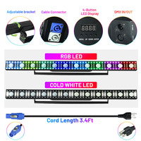 Luces de escenario de calidad, luces profesionales para DJ, control DMX para eventos, iluminación de escenario con flash, barra de luz LED para pared, equipo para sistemas de iluminación en iglesias.