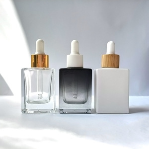 Botellas cuentagotas de cristal negro mate personalizadas graduadas de 5 Ml a 100 Ml con <span class=keywords><strong>ventana</strong></span> transparente - Product Image 6