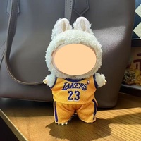 Ensemble de vêtements interchangeables en jersey pour poupée en peluche LABUBU V1/V2/V3 - Accessoires de jouet en coton, tenue de ballon de jersey de dessin animé