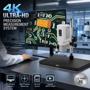 Microscopio Digitale 12MP con Schermo da 7 Pollici, Zoom Continuo a Altezza Fissa per Ispezione PCB, Strumento Professionale QC 1080P - Product Image 1