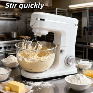 Macchina per il Pane Elettrica da Cucina 5.0L 120V Silenziosa in Acciaio Inossidabile per Uso Domestico, Piccolo Elettrodomestico per Impastare Alimenti - Product Image 4