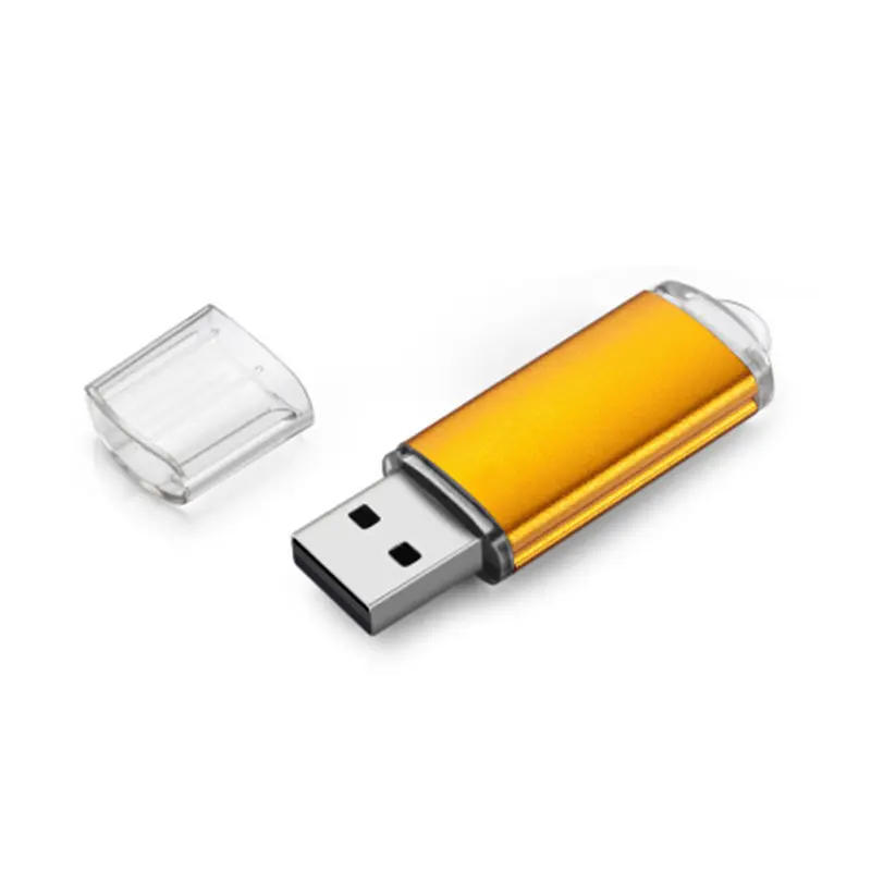 แฟลชไดรว์ USB แฟลชไดรว์โลหะหลากสี2.0 3.0 1GB 2GB 4GB 8GB 16GB 32GB 64GB