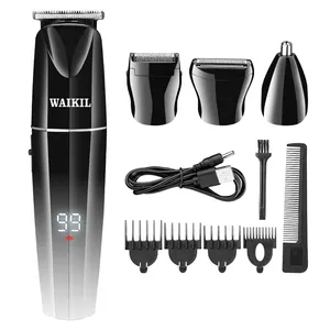 WAIKIL 6 in 1 Factory Wholesale Professional Beauty Family Sets Beauty Salon Hair Removal Set Barber Razor Hair Clipper Machines