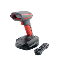 Lecteur de codes-barres sans fil 2D industriel étanche avec base de charge, lecteur de codes 1D, 2D et QR