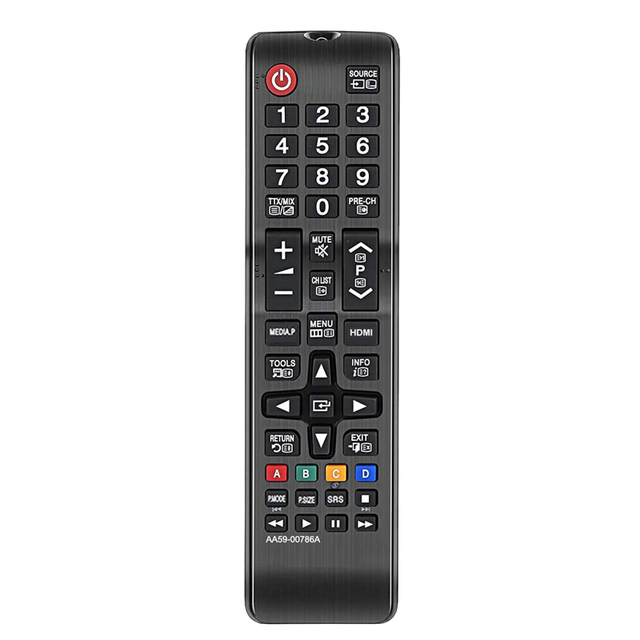 HUAYU New Replacement Universal Remote Control AA59-00786A Fixed Code ABS Material for Samsung 3D Smart LED LCD TV