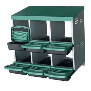 Unidades de Nidificación Apilables para Aves de Corral con Bandejas Extraíbles para Huevos, Solución de Alojamiento para Gallinas Ponedoras - Product Image 4