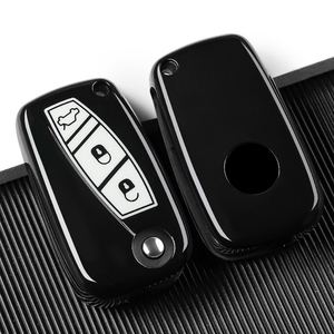 Pour <span class=keywords><strong>FIAT</strong></span> <span class=keywords><strong>500</strong></span> Panda Idea Stilo Ducato Punto Bravo Grande Minibus Doblo, étui de protection pour clé de voiture en TPU, 3 boutons, accessoires auto - Product Image 4