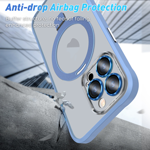 Từ trường hợp <span class=keywords><strong>iPhone</strong></span> với điện thoại di động bảo vệ ống kính máy ảnh Tương thích với nhanh chóng sạc không dây, trường hợp điện thoại với chủ thẻ - Product Image 4