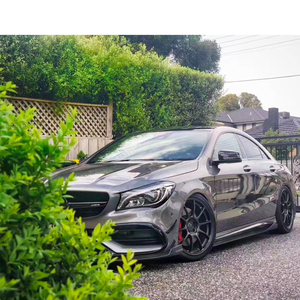Extensions de pare-chocs en fibre de carbone véritable Style PK W117 pour Mercedes Benz Classe A W176 & <span class=keywords><strong>CLA</strong></span> Classe C117 <span class=keywords><strong>A250</strong></span> A45 CLA180 - Product Image 6