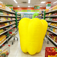 Poivron géant gonflable pour la décoration des places publiques lors des festivals agricoles